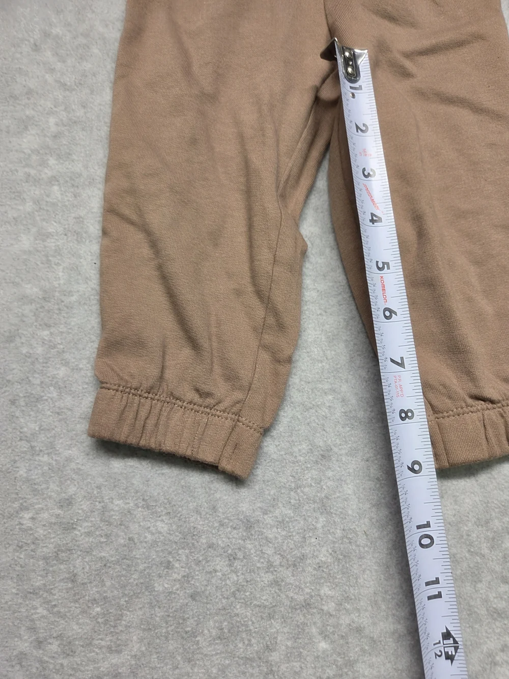 0258 Carter's Toddler Brown Elastic Cuffed Joggers